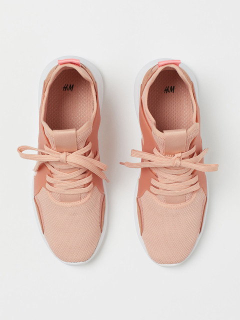 

H&M Women Orange Mesh Trainers