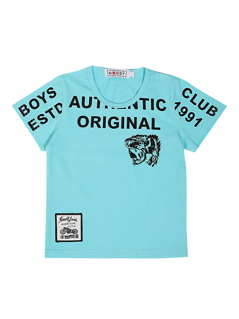 

Noddy Boys Blue Printed Round Neck T-shirt