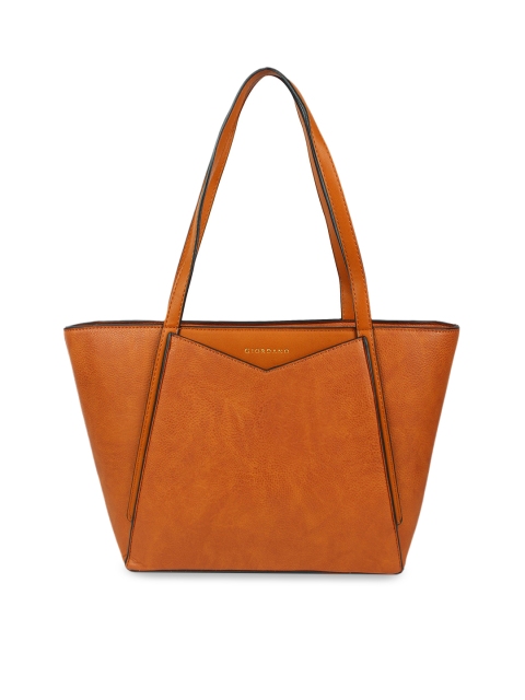 

GIORDANO Tan Brown Solid Shoulder Bag