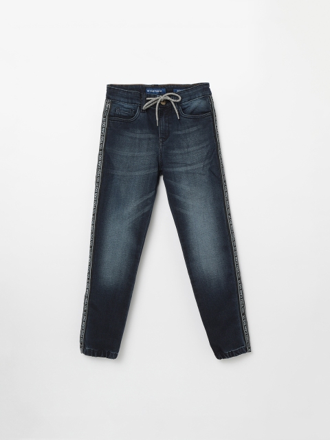 

Fame Forever by Lifestyle Boys Blue Regular Fit Mid-Rise Clean Look Jeans