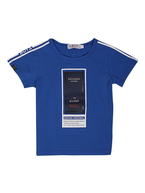 

Noddy Boys Blue Printed Round Neck T-shirt