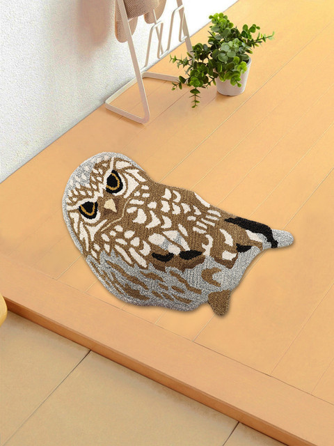 

ROMEE Brown & Grey Animal-Skin Textured Anti-Skid Doormat