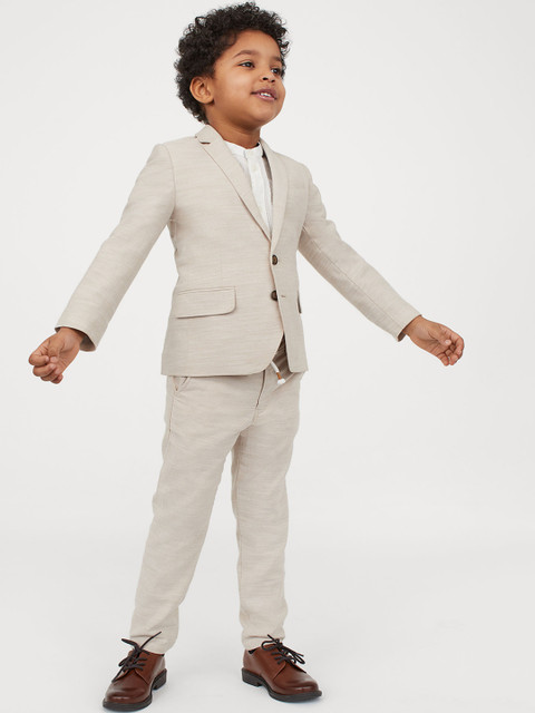 

H&M Boys Beige Pull-On Trousers