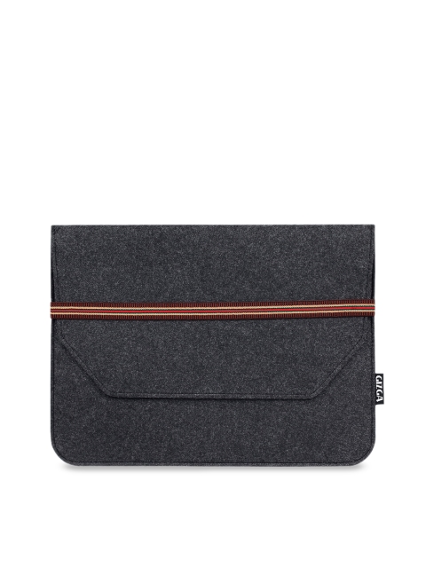 

Gizga Essentials Unisex Charcoal Grey Textured Laptop Bag