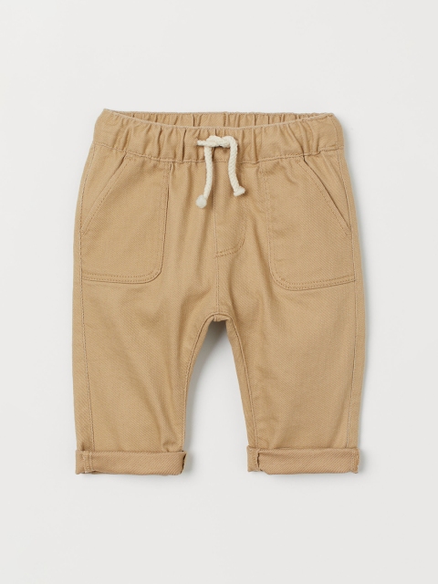 

H&M Boys Beige Twill Pull-On Trousers