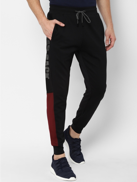 

SKULT by Shahid Kapoor Men Black Printed Joggers