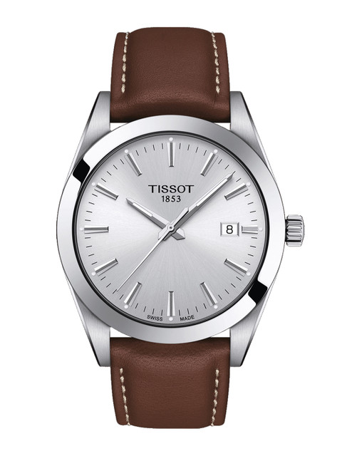

TISSOT Men Silver-Toned Analogue Watch T1274101603100
