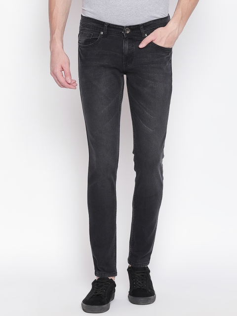 

High Star Men Black Slim Fit Mid-Rise Clean Look Stretchable Jeans