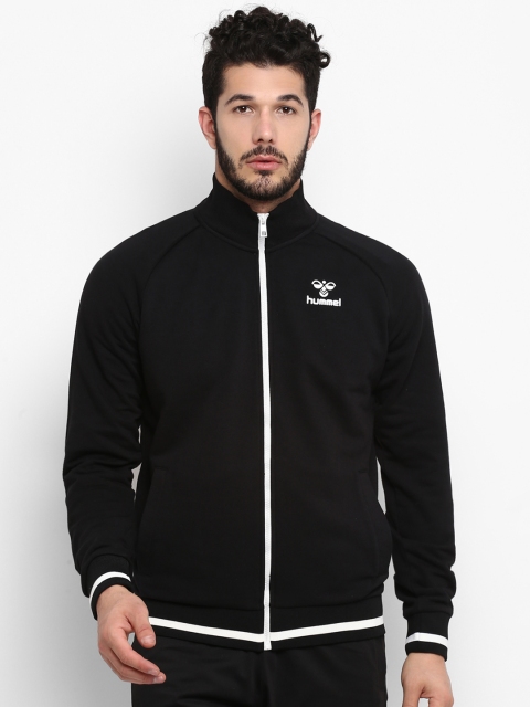 

hummel Men Black Solid Sporty Jacket