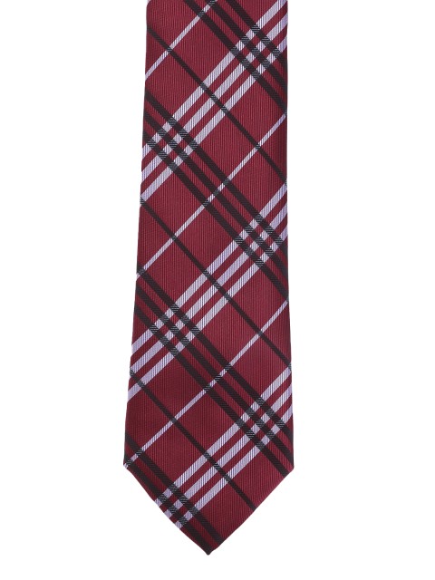 

Calvadoss Red & White Checked Broad Tie