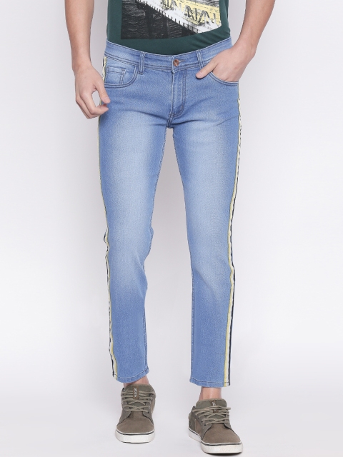 

High Star Men Blue Slim Fit Mid-Rise Clean Look Stretchable Jeans