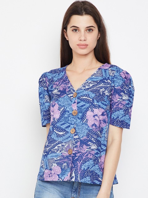 

Oxolloxo Women Multicoloured Printed Top, Multi