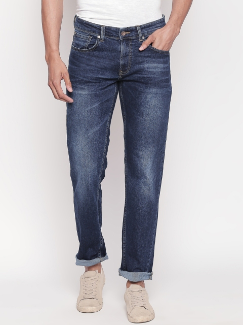 

SPYKAR Men Blue Straight Fit Mid-Rise Clean Look Jeans