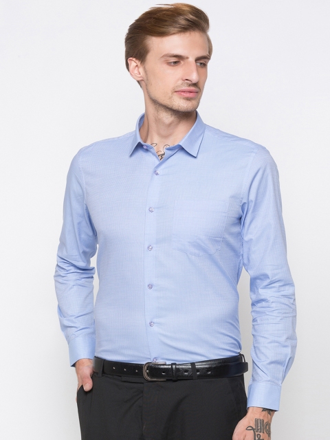 

Globus Men Blue Regular Fit Printed Casual Shirt