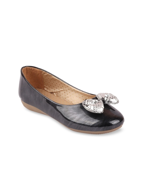 

FAUSTO Women Black Embellished Ballerinas