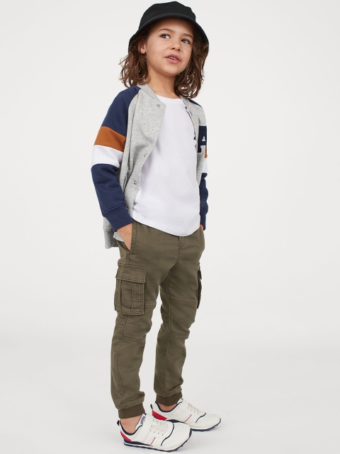 

H&M Boys Green Cargo Trousers