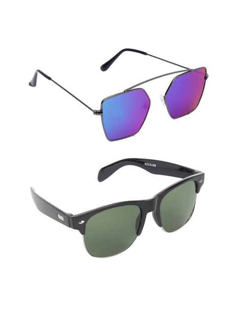 

EPICINK hob Unisex Pack Of 2 Sunglasses EPSG-2255701-7906201, Blue