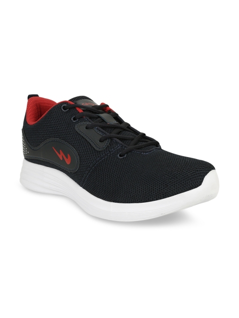 

Campus Men Navy Blue & Red Vagon Mesh Running Shoes