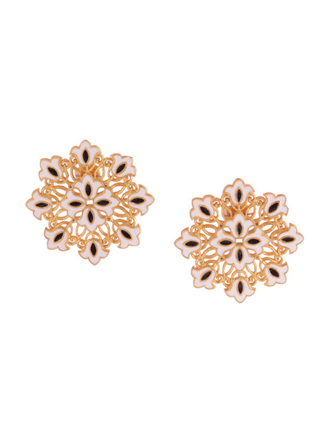 

Zariin Gold-Plated Circular Studs