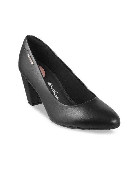 

Metro Women Black Solid Pumps