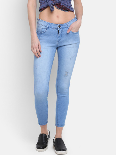 

ZHEIA Women Blue Skinny Fit Jeans
