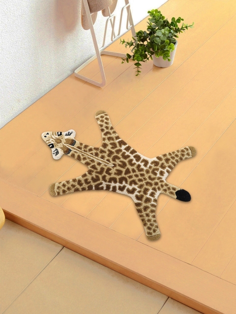 

ROMEE Beige Animal-Skin Textured Anti-Skid Doormat