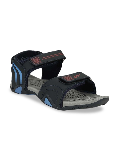 

Campus 3K-911 Men Navy & Blue Sports Sandals, Grey