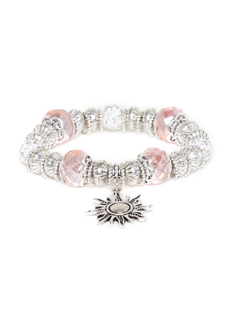 

ZeroKaata Women Silver-Toned Alloy Charm Bracelet