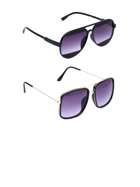 

EPICINK hob Unisex Set of 2 Aviator Sunglasses EPSG-A095805-VO2604, Purple