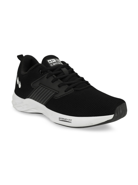 

Campus Men Black & White Venue Mesh Running Shoes