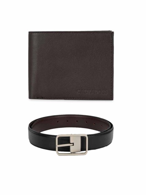 

Calvadoss Men Brown & Black Premium Accessory Gift Set