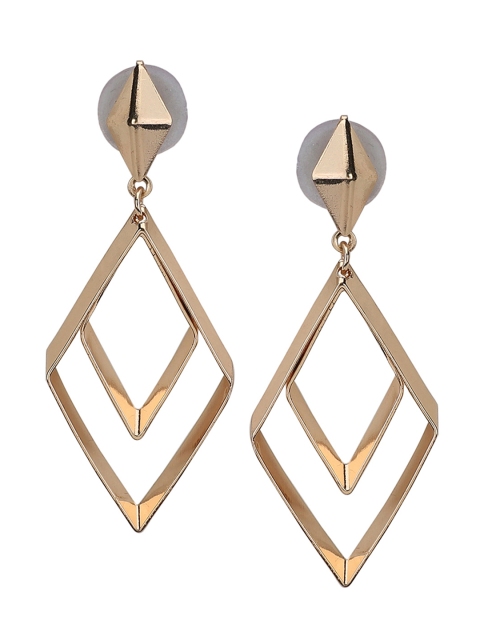 

Kazo Gold-Toned Geometric Drop Earrings