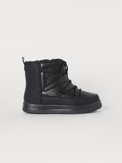 

H&M Girls Black Waterproof winter boots