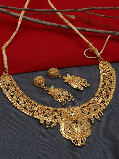 

ZeroKaata Gold-Plated Handcrafted Jewellery Set