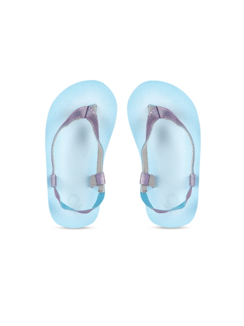 

United Colors of Benetton Boys Blue Solid Thong Flip-Flops
