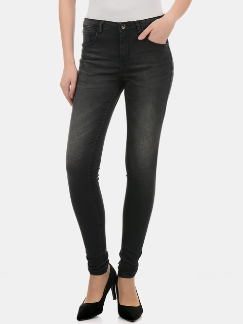 

Carrera Women Black Slim Fit Mid-Rise Clean Look Jeans