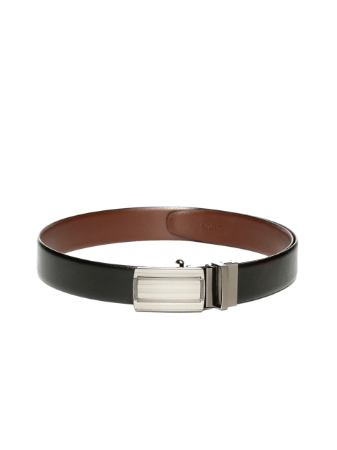 

CRUSSET Men Black Textured Belt
