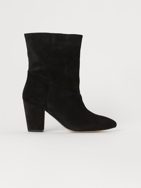 

H&M Women Black Suede boots