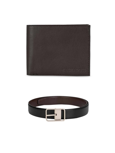 

Calvadoss Men Brown & Black Premium Accessory Gift Set