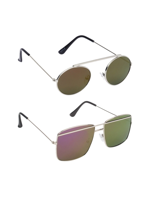 

EPICINK hob Unisex Pack Of 2 Sunglasses EPSG-7603606-5716403, Green