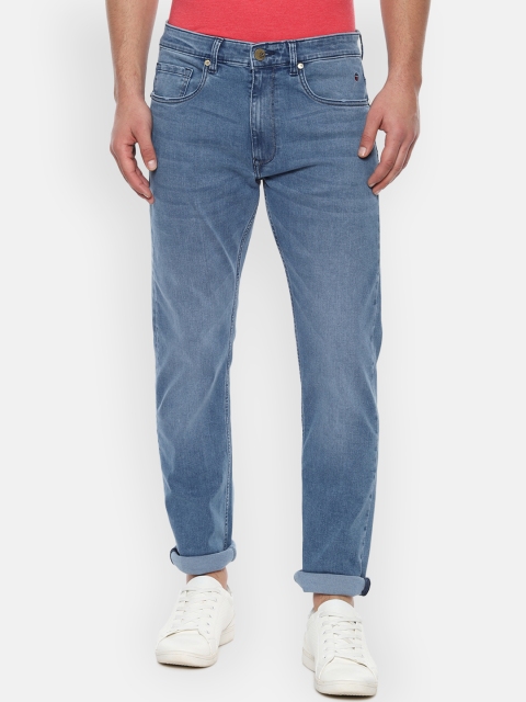 

Louis Philippe Jeans Men Blue Regular Fit Mid-Rise Clean Look Jeans