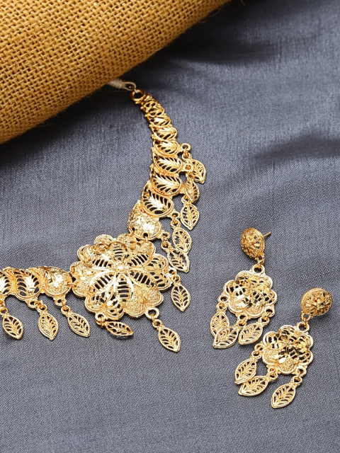 

ZeroKaata Gold-Plated Handcrafted Jewellery Set