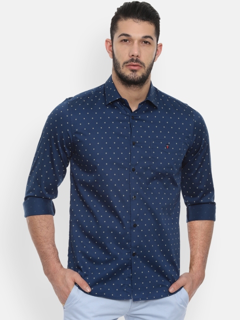 

Louis Philippe Sport Men Navy Blue Slim Fit Printed Casual Shirt