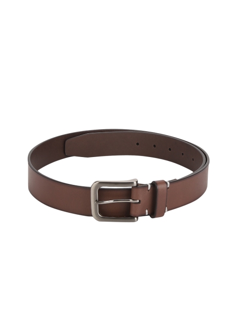 

Red Tape Men Brown Solid Leather Belt