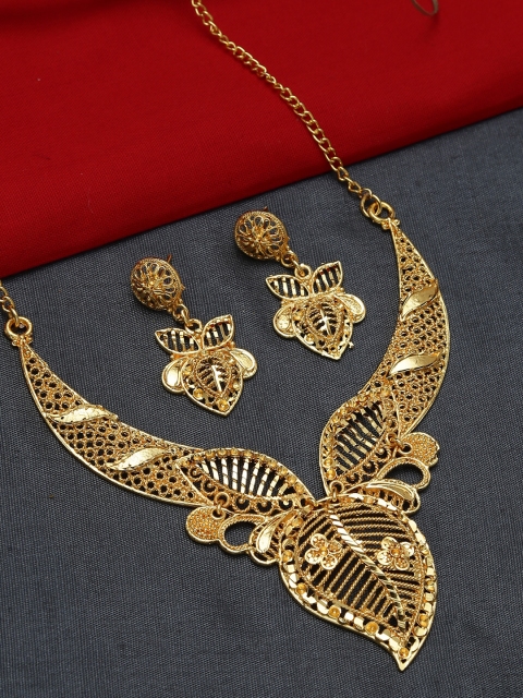 

ZeroKaata Gold-Plated Handcrafted Jewellery Set