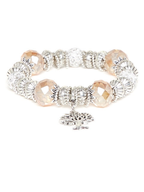 

ZeroKaata Women Silver-Toned Charm Bracelet