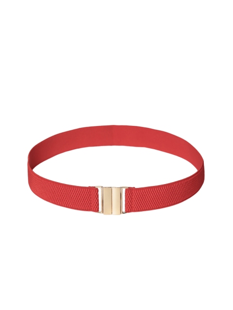 

CRUSSET Women Red Textured Belt