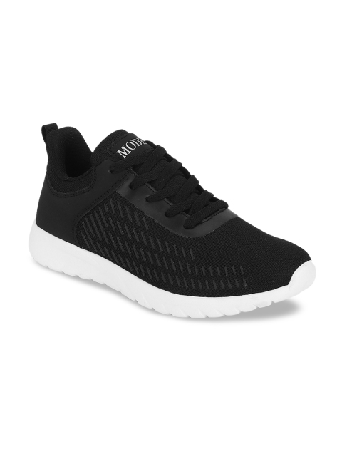 

Mode by Red Tape Women Black Mesh Walking Shoes