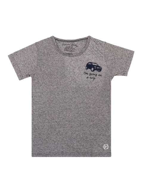 

Lil Tomatoes Boys Grey Printed Round Neck T-shirt