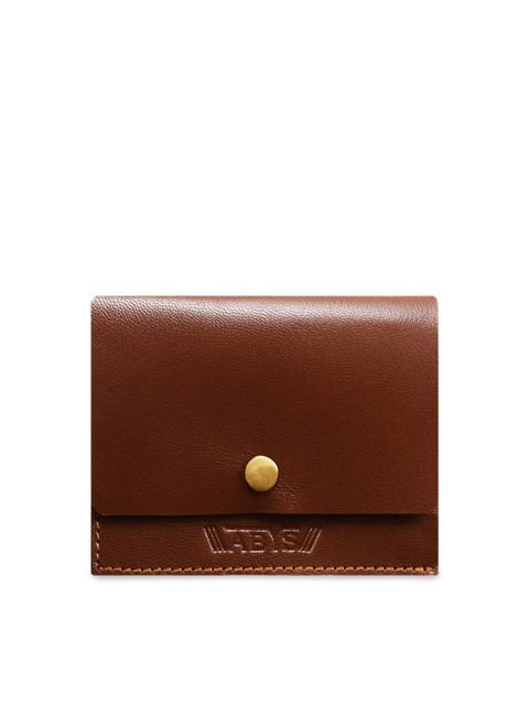 

ABYS Unisex Brown Solid Genuine Leather Card Holder